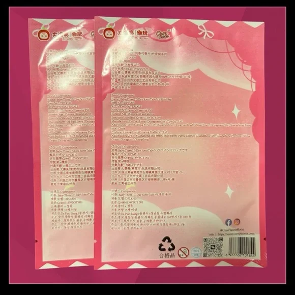 2 BLIND PACKS Baby Three 7-day scent tabs V3 Car Air freshener unopened surprise - Picture 3 of 7